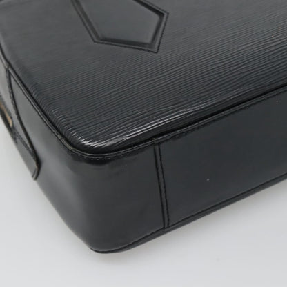 Louis Vuitton Voltaire Handbag Epi Leather, BLACK, LEATHER, Handbag