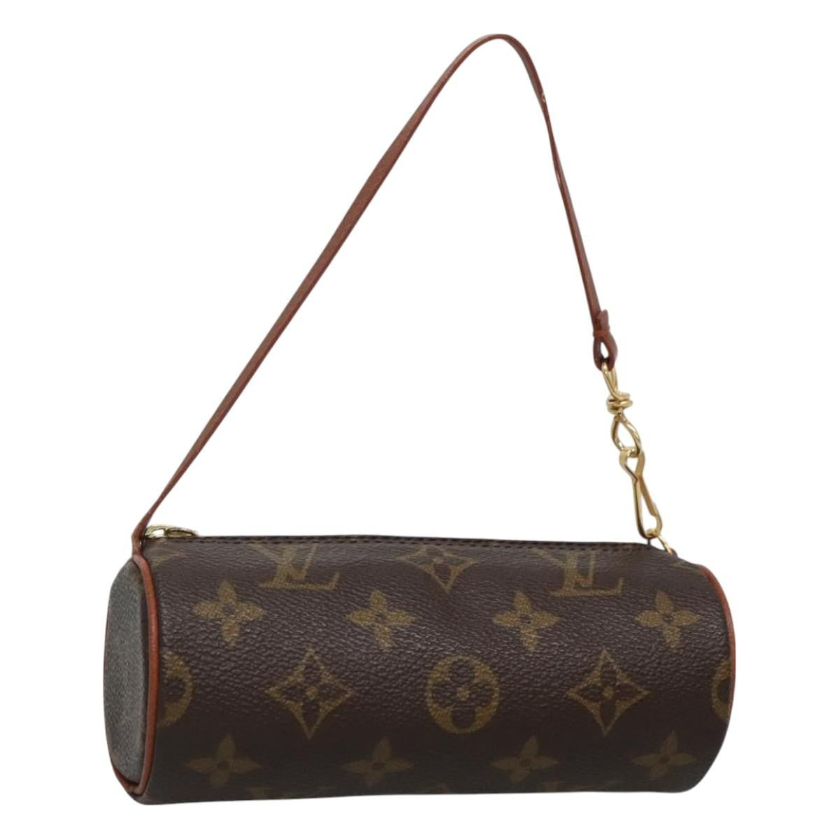 Louis Vuitton Papillon Pochette Monogram Canvas, BROWN, CANVAS, Handbag