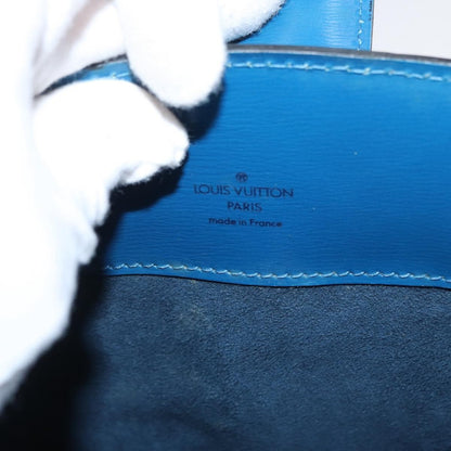 Louis Vuitton Cluny Shoulder Bag Epi Leather, BLUE, LEATHER, Shoulder bag