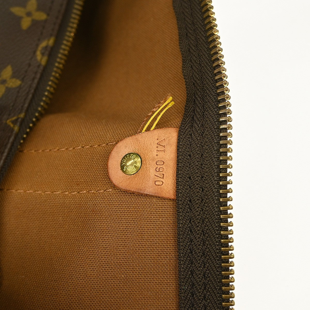 Louis Vuitton Keepall Bandouliere Bag Monogram Canvas, BROWN, CANVAS, Travel bag