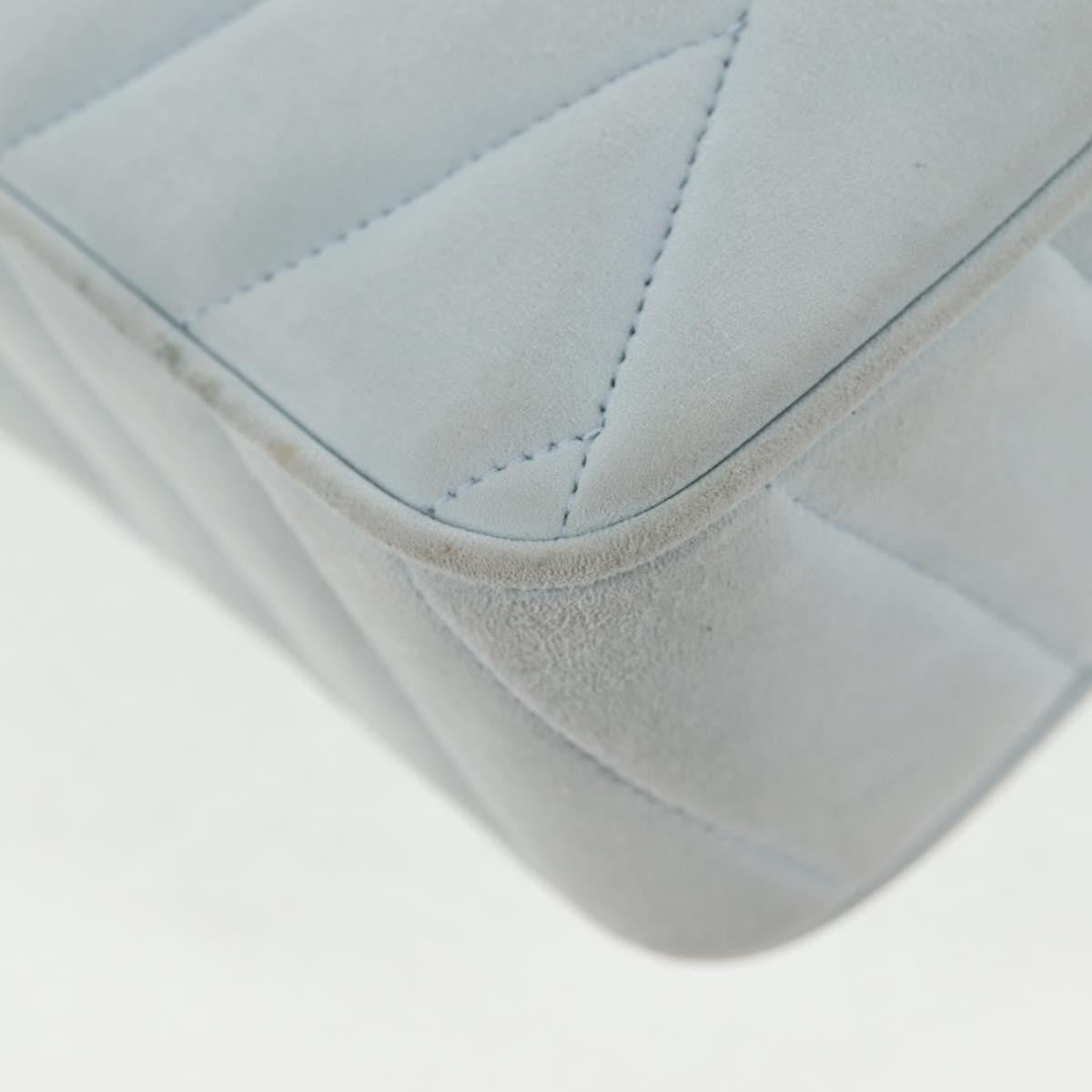 Chanel Vintage Camera bag Suede, BLUE, SUEDE, Crossbody bag