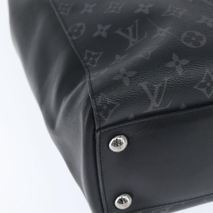 Louis Vuitton Grand Sac Bag Monogram Eclipse Canvas, BLACK, CANVAS, Tote bag