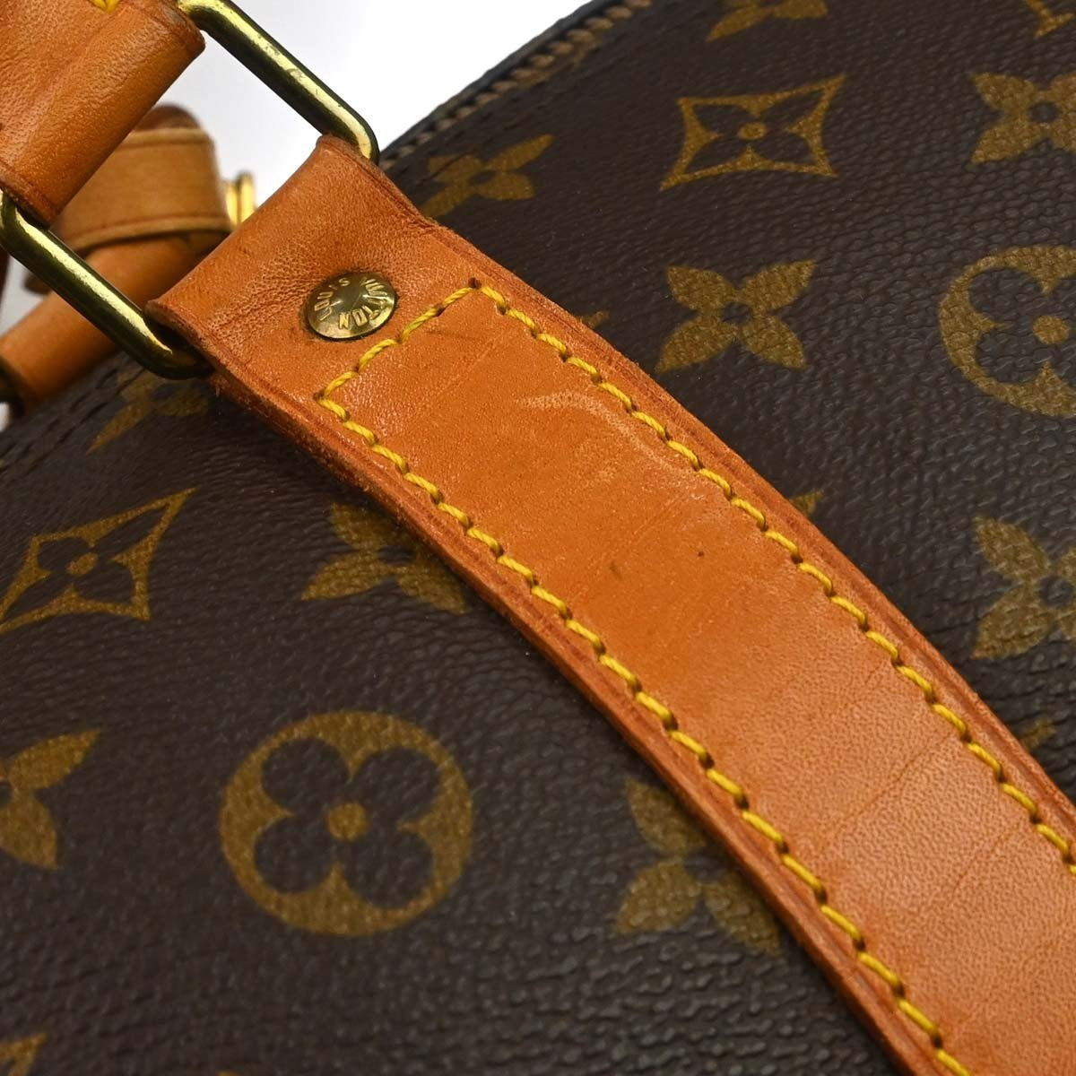 Louis Vuitton Keepall Bandouliere Bag Monogram Canvas, Brown, Canvas, Travel Bag