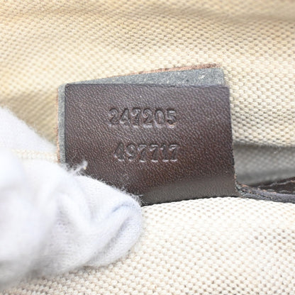 Gucci Vintage Web Boston Bag GG Canvas, BROWN, CANVAS, Handbag