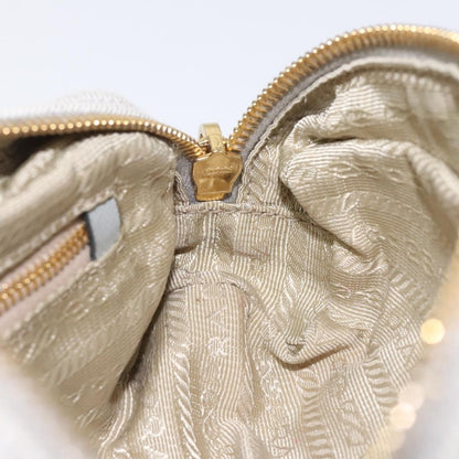 Prada Vintage Pouch Tessuto, GRAY, CANVAS, Clutche & pouche