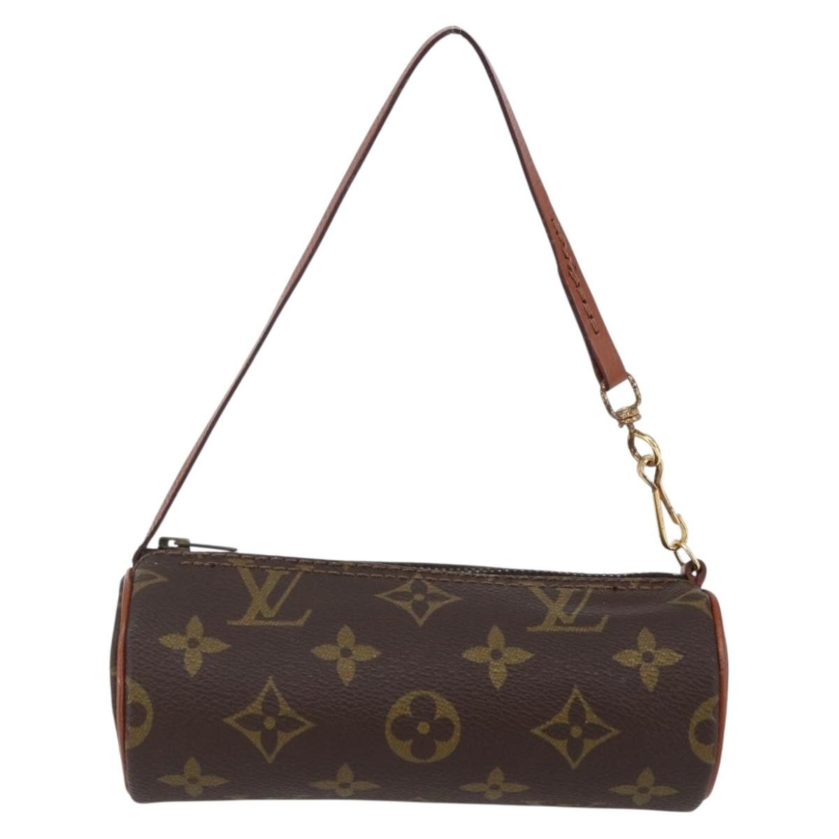 Louis Vuitton Papillon Pochette Monogram Canvas, BROWN, CANVAS, Handbag