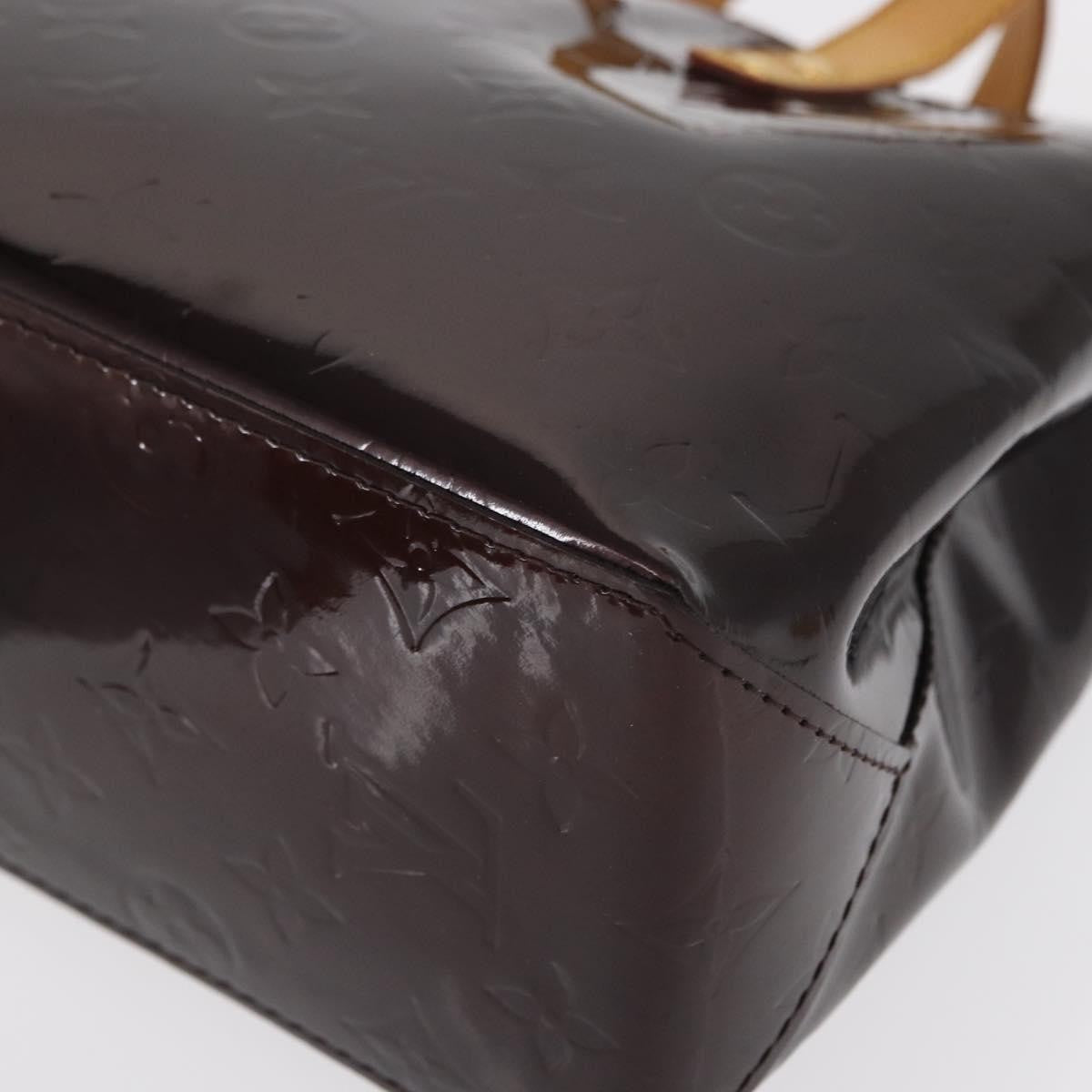 Louis Vuitton Reade Handbag Monogram Vernis, BURGUNDY, PATENT_LEATHER, Handbag