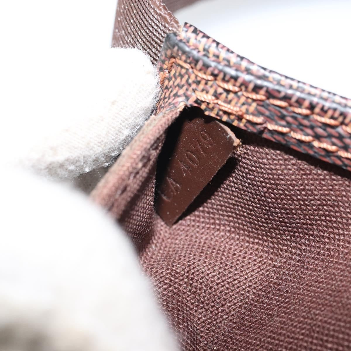 Louis Vuitton Geronimos Waist Bag Damier, BROWN, CANVAS, Clutche & pouche