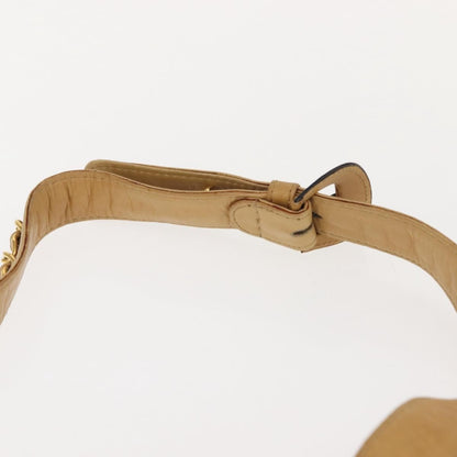 Chanel Vintage Flap Waist Bag Leather, BEIGE, LEATHER, Clutche & pouche