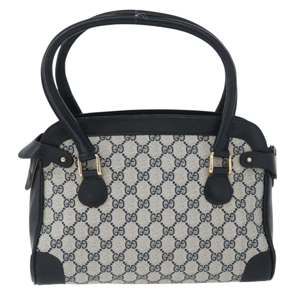 Gucci GG supreme handbag GG canvas, NAVY, PVC, Handbag