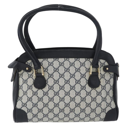 Gucci GG supreme handbag GG canvas, NAVY, PVC, Handbag