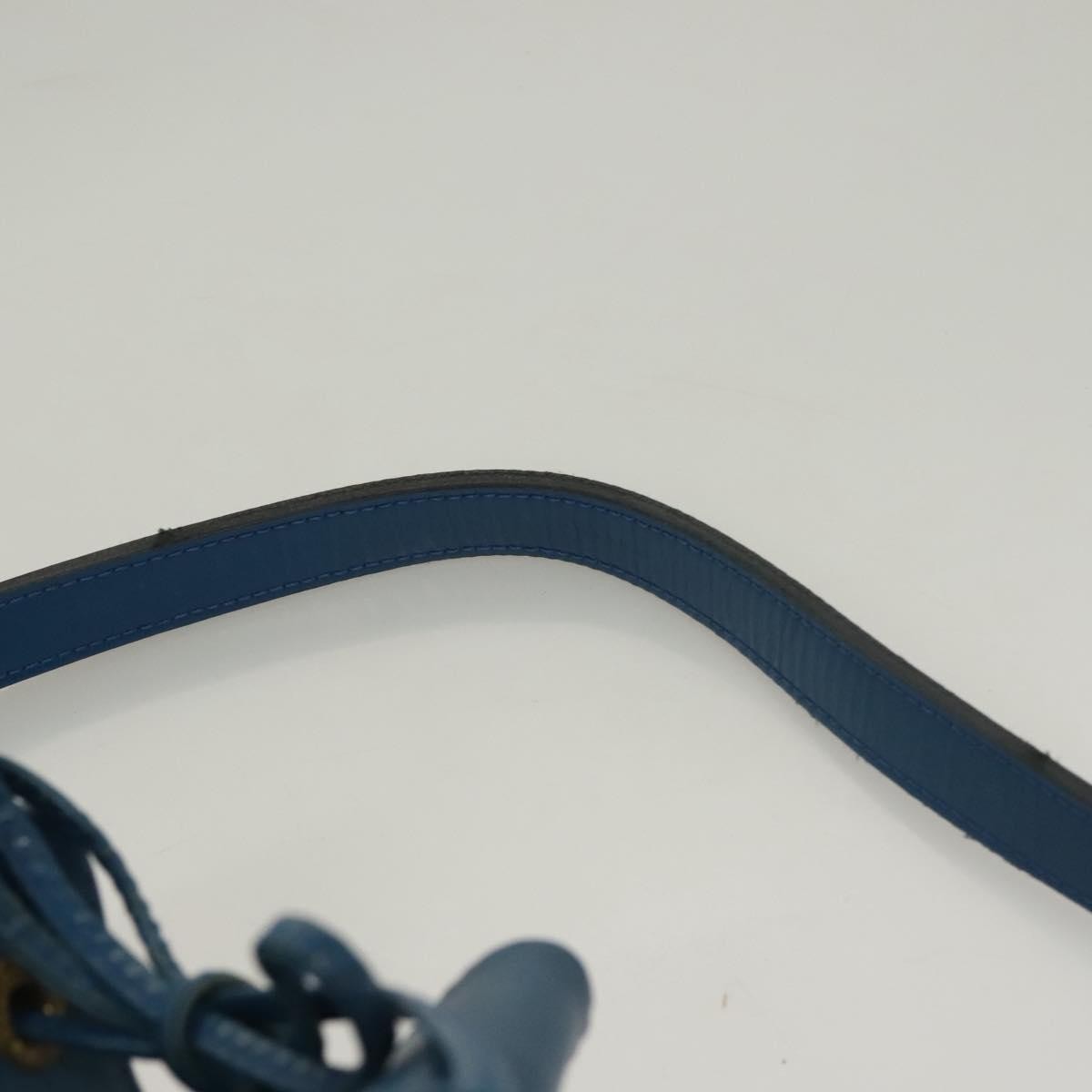 Louis Vuitton Petit Noe Handbag Epi Leather, BLUE, LEATHER, Handbag