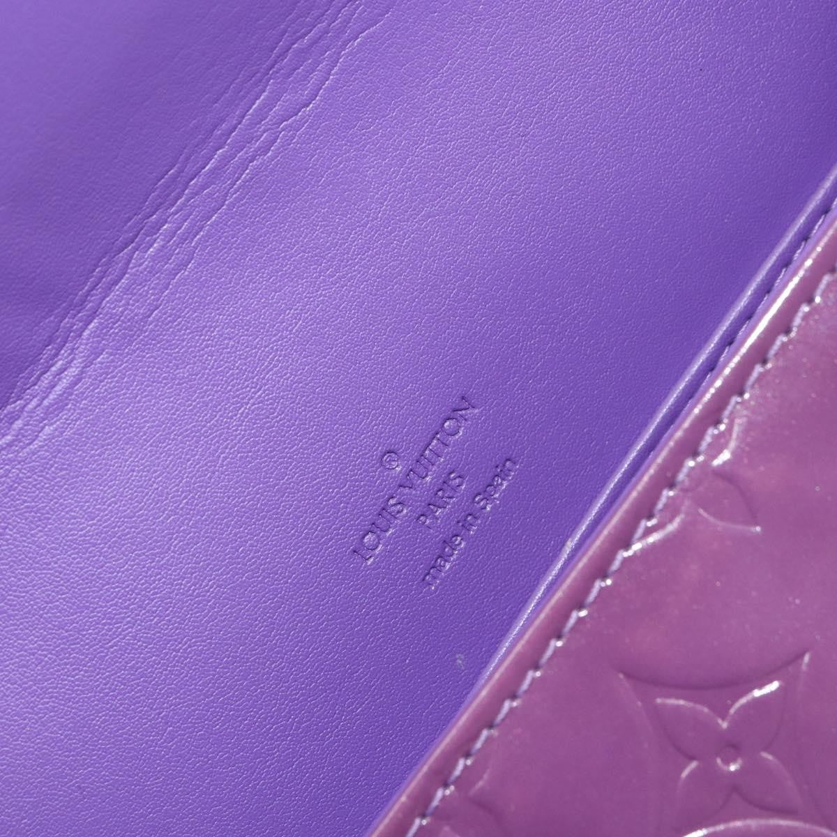 Louis Vuitton Thompson Street Handbag Monogram Vernis, PURPLE, PATENT_LEATHER, Shoulder bag