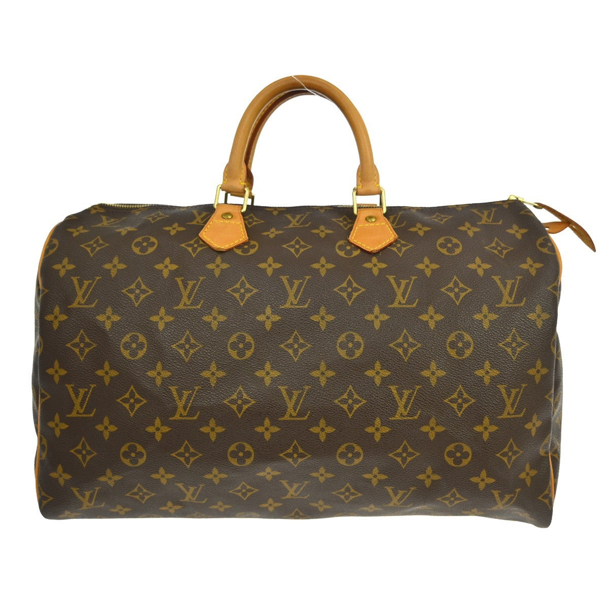 Louis Vuitton Speedy Handbag Monogram Canvas, Brown, Canvas, Handbag