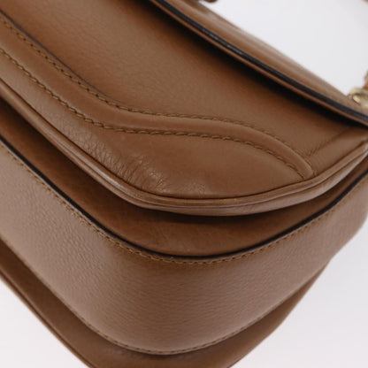 Gucci New Bamboo 1921 Top Handle Bag Leather, BROWN, LEATHER, Handbag