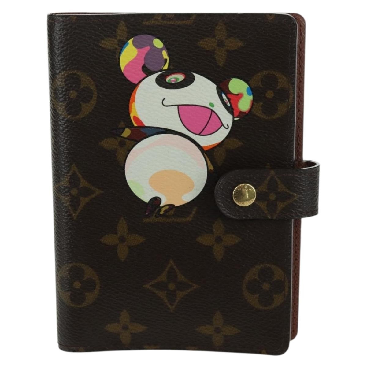 Louis Vuitton Agenda Cover Monogram Panda, Brown, Canvas, Wallet