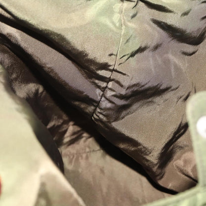 Prada Resin Handle Tote Tessuto, Khaki, Nylon, Tote Bag