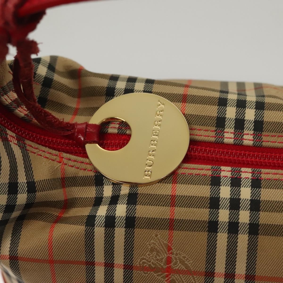 Burberry Nova Check Handbag Nova Check Canvas and leather, BEIGE, CANVAS, Handbag