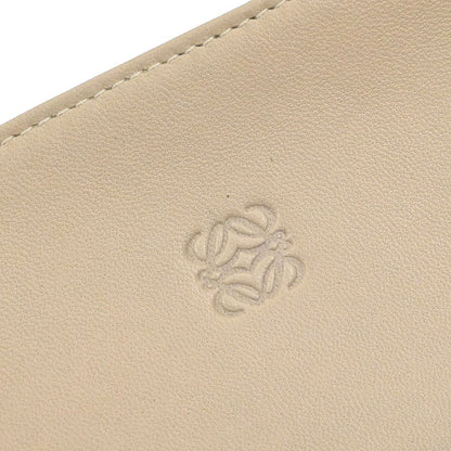 Loewe Anagram Wallet Leather, Beige, Leather, Wallet