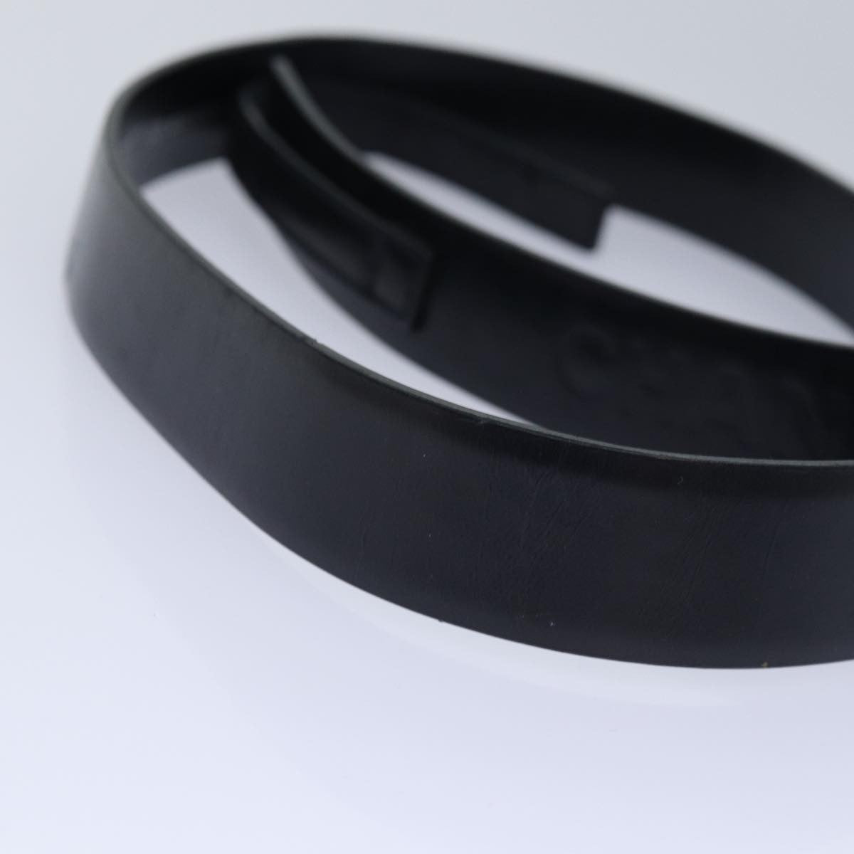 Chanel Buckle Belt Leather, BLACK, LEATHER, Belts