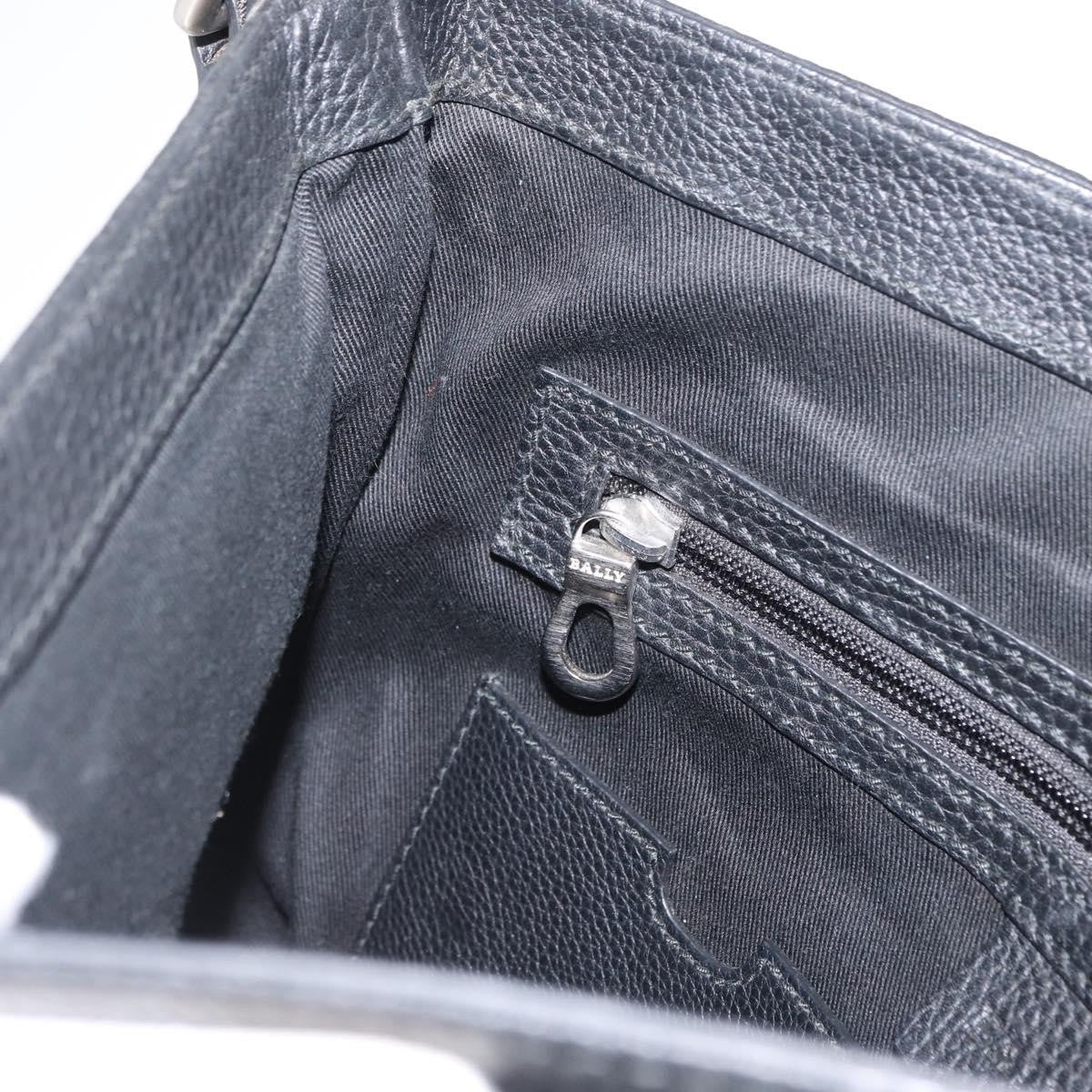 Bally Vintage Shoulder Bag Leather, BLACK, LEATHER, Shoulder bag