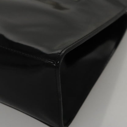 Salvatore Ferragamo Gancini Wristlet Clutch Leather, BLACK, EMERALD, Clutche & pouche