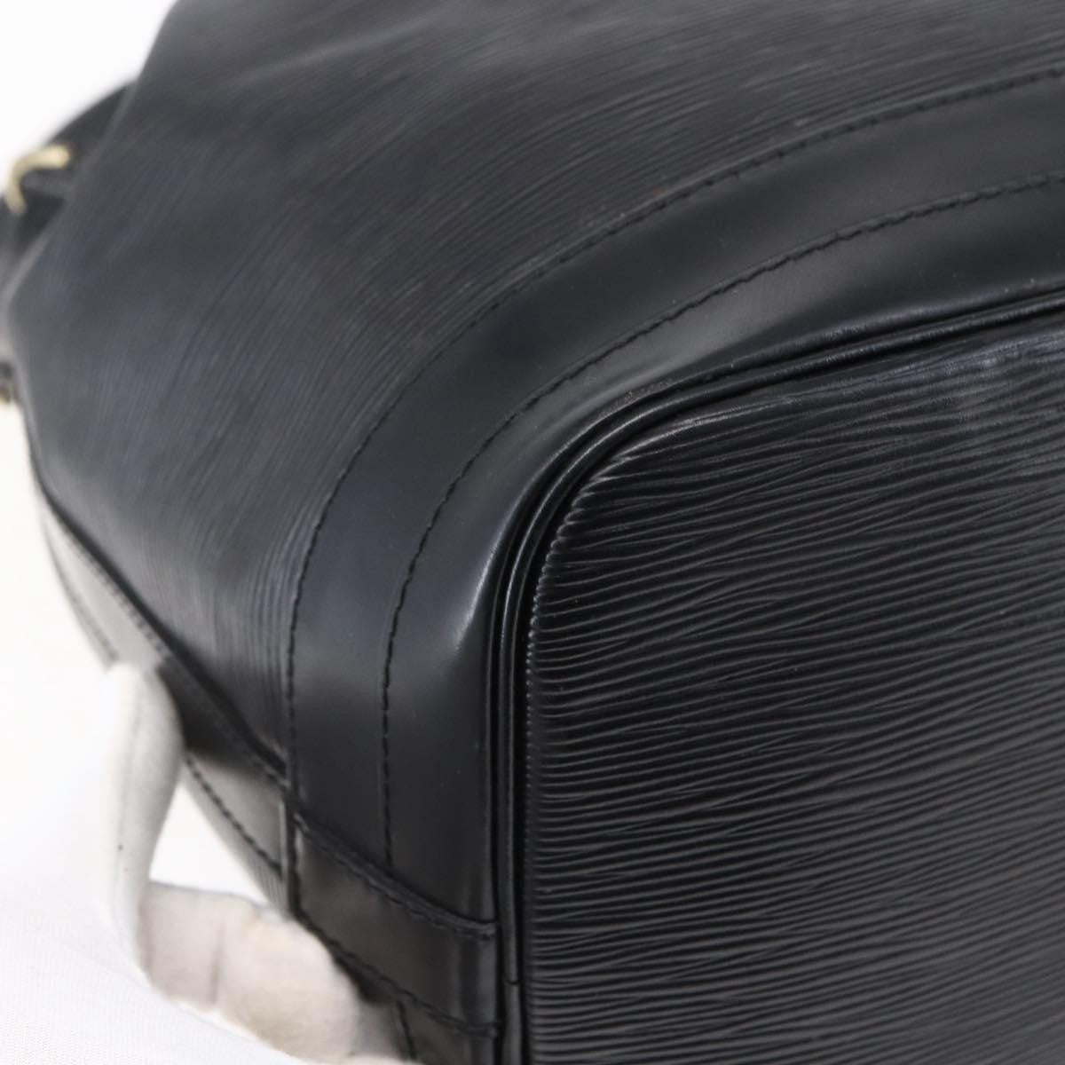 Louis Vuitton Noe Handbag Epi leather, BLACK, LEATHER, Shoulder bag