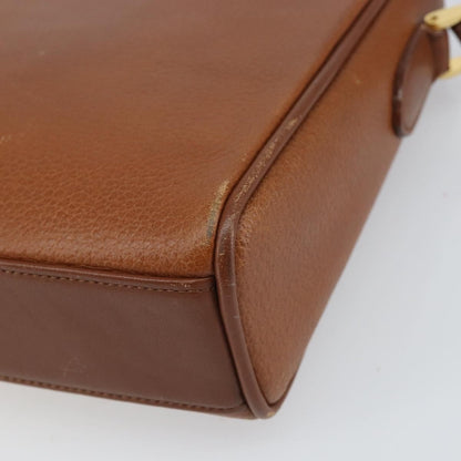 Burberry Vintage Shoulder Bag Leather, BROWN, LEATHER, Shoulder bag