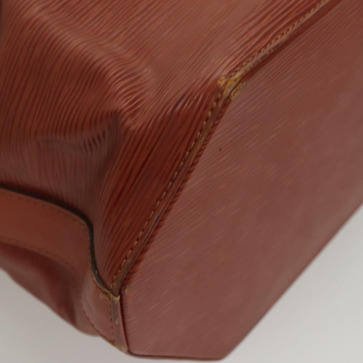 Louis Vuitton Vintage Sac d'Epaule Handbag Epi Leather, BROWN, LEATHER, Shoulder bag
