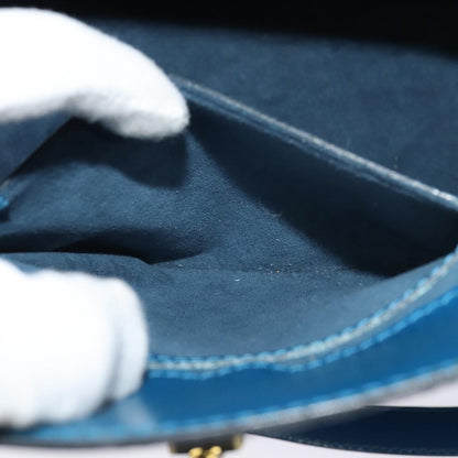 Louis Vuitton Cluny Shoulder Bag Epi Leather, BLUE, LEATHER, Shoulder bag