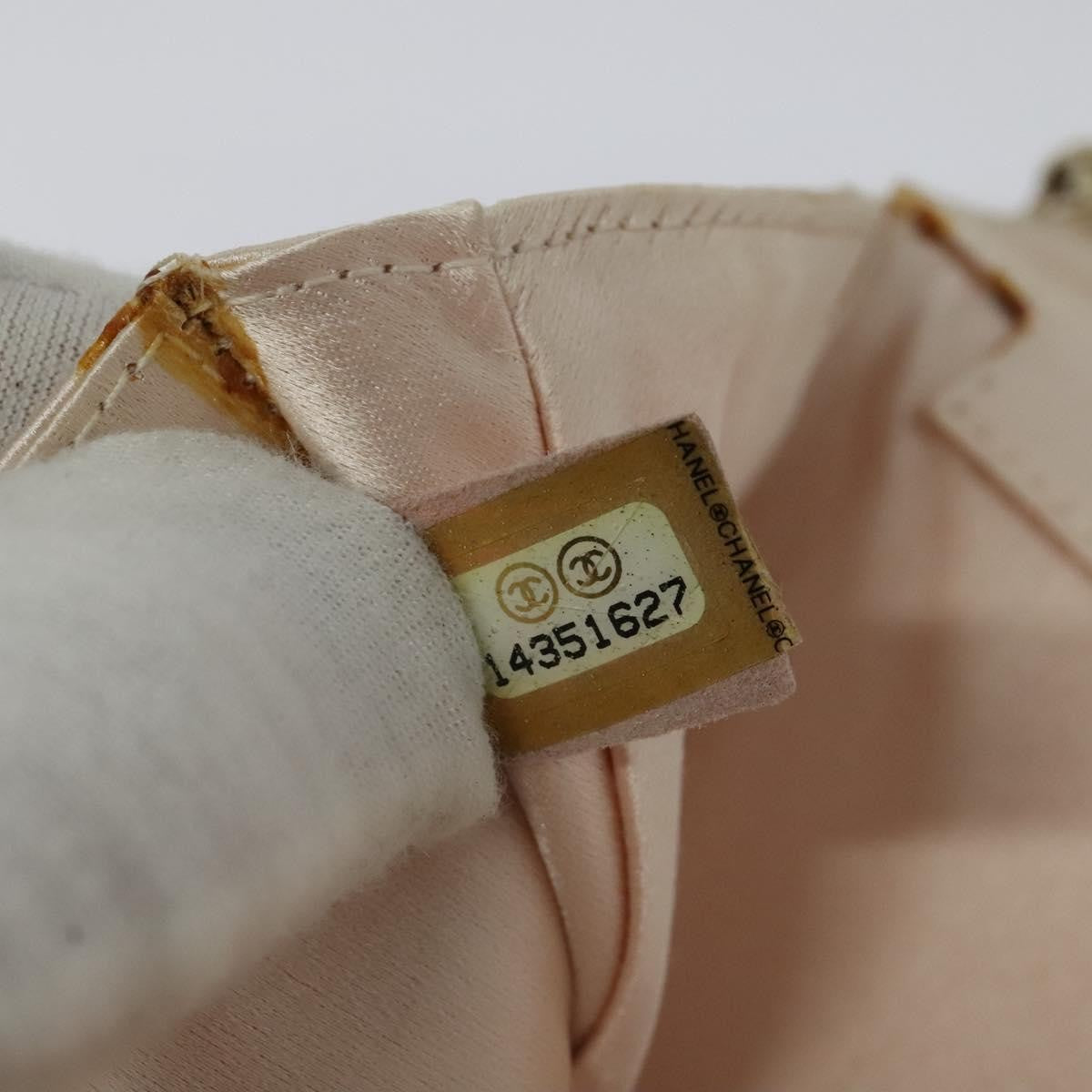 Chanel Camellia Diamante Convertible Clutch Crystal Embellished Satin, PINK, SATIN, Shoulder bag