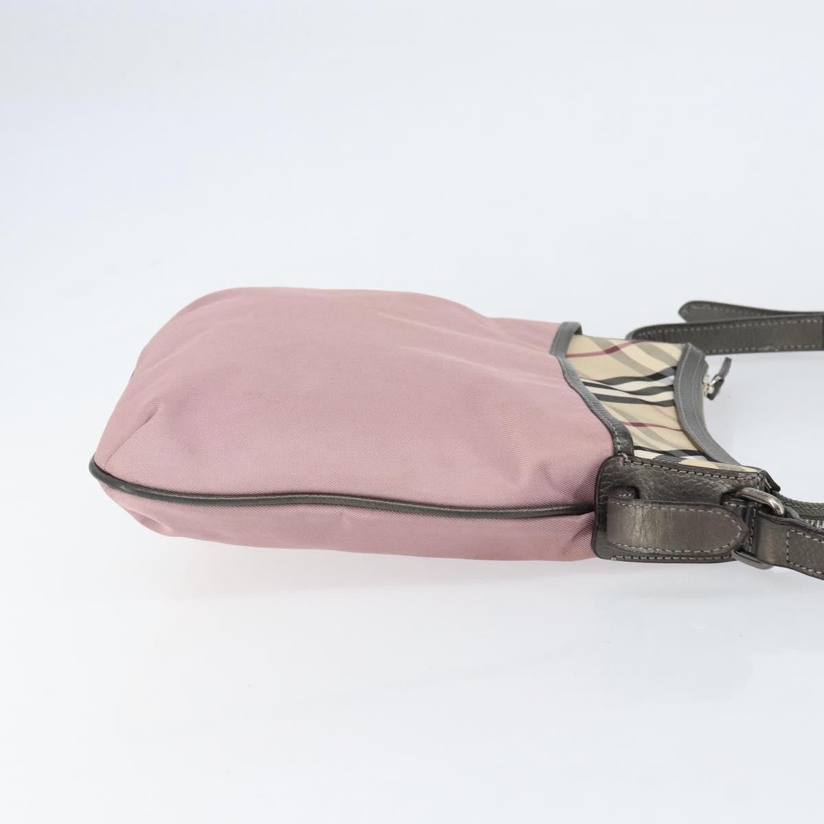 Burberry Nova check Shoulder bag Nylon, PINK, NYLON, Shoulder bag