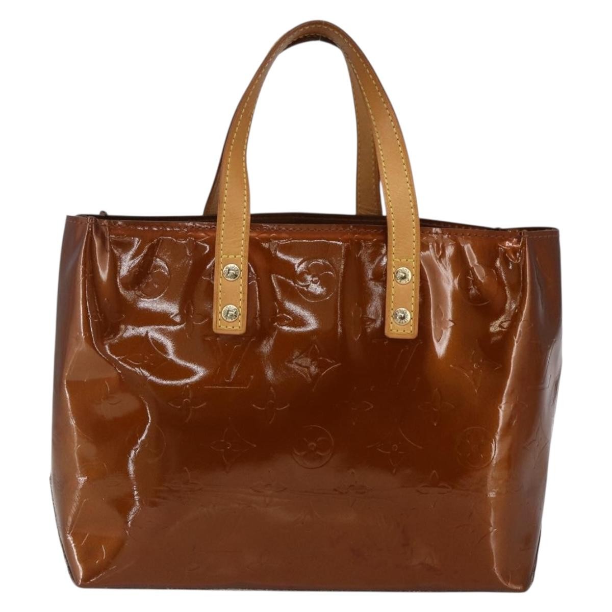 Louis Vuitton Reade Handbag Monogram Vernis, BROWN, PATENT_LEATHER, Handbag
