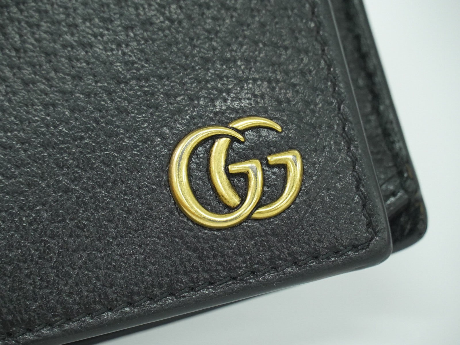 Gucci GG Marmont Wallet Leather, BLACK, LEATHER, Wallets