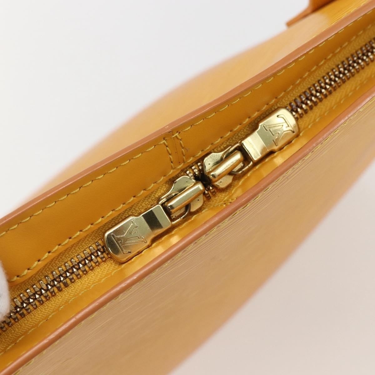 Louis Vuitton Lussac Handbag Epi Leather, YELLOW, LEATHER, Shoulder bag