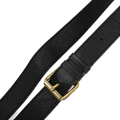 Celine Vintage Shoulder Bag Leather, Black, Leather, Shoulder Bag