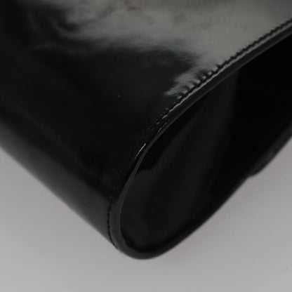 Salvatore Ferragamo Gancini Box Crossbody Bag Patent leather, BLACK, PATENT_LEATHER, Shoulder bag