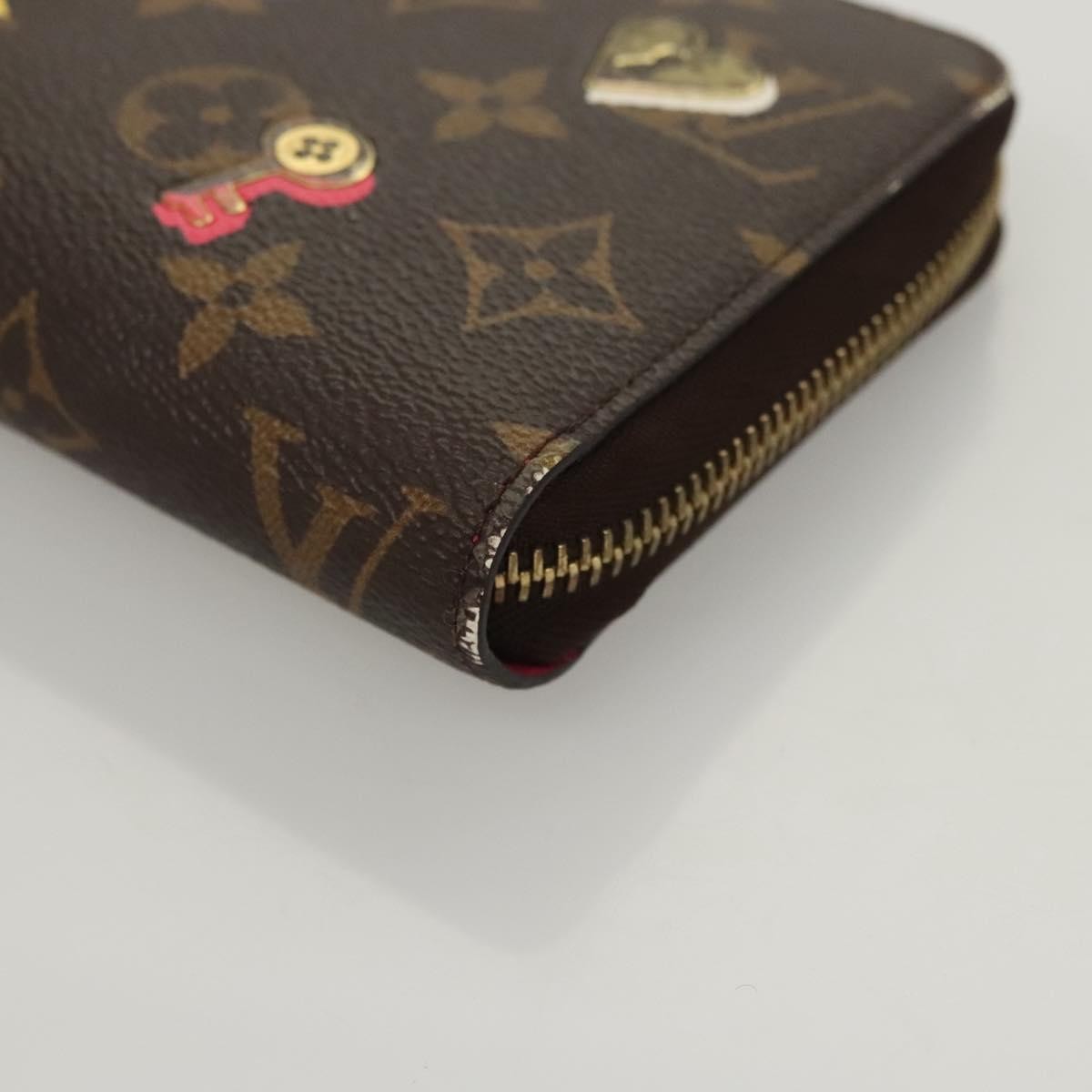 Louis Vuitton Zippy Wallet NM Monogram Lovelock, BROWN, CANVAS, Wallets