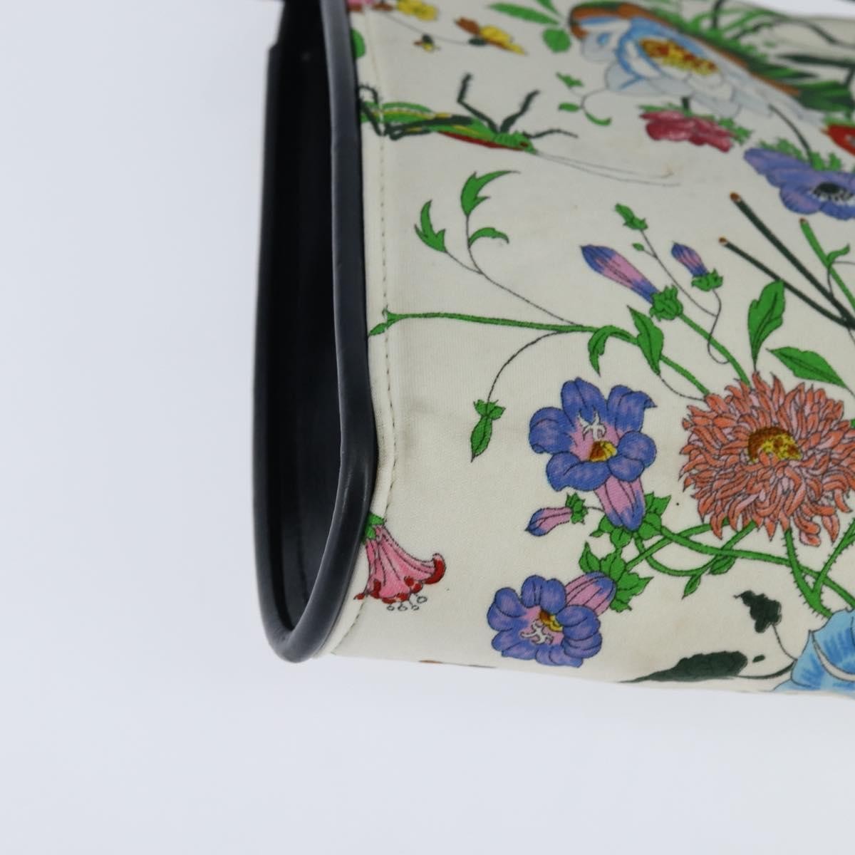Gucci Vintage Flap Crossbody Bag GG Coated Canvas and Leather, MULTICOLOUR, CANVAS, Shoulder bag