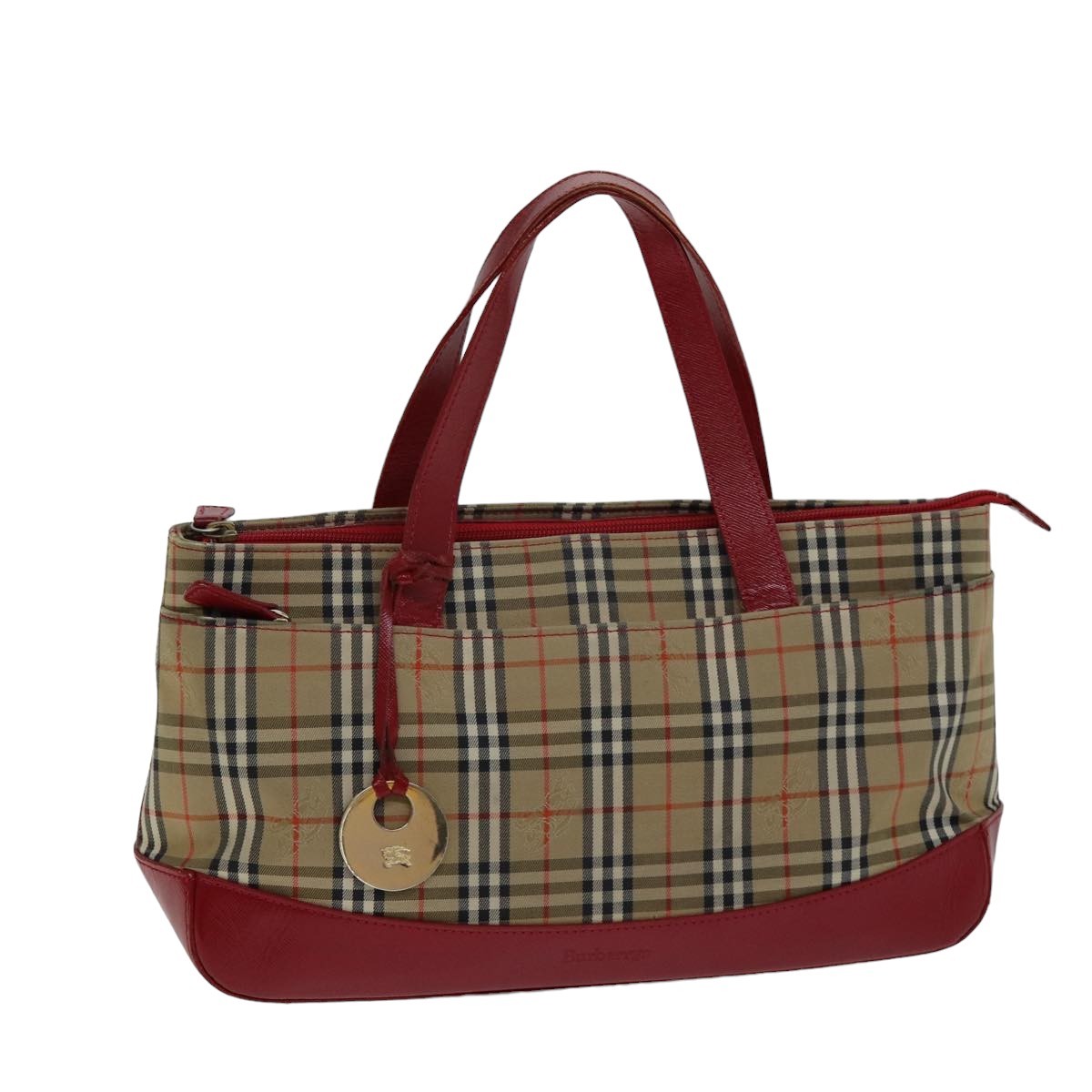 Burberry Nova Check Handbag Nova Check Canvas, BEIGE, CANVAS, Handbag