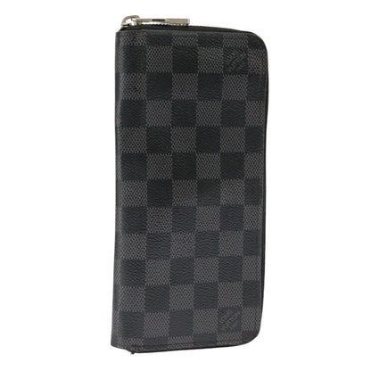 Louis Vuitton Zippy wallet vertical Damier Graphite, Gray, Canvas, Wallet