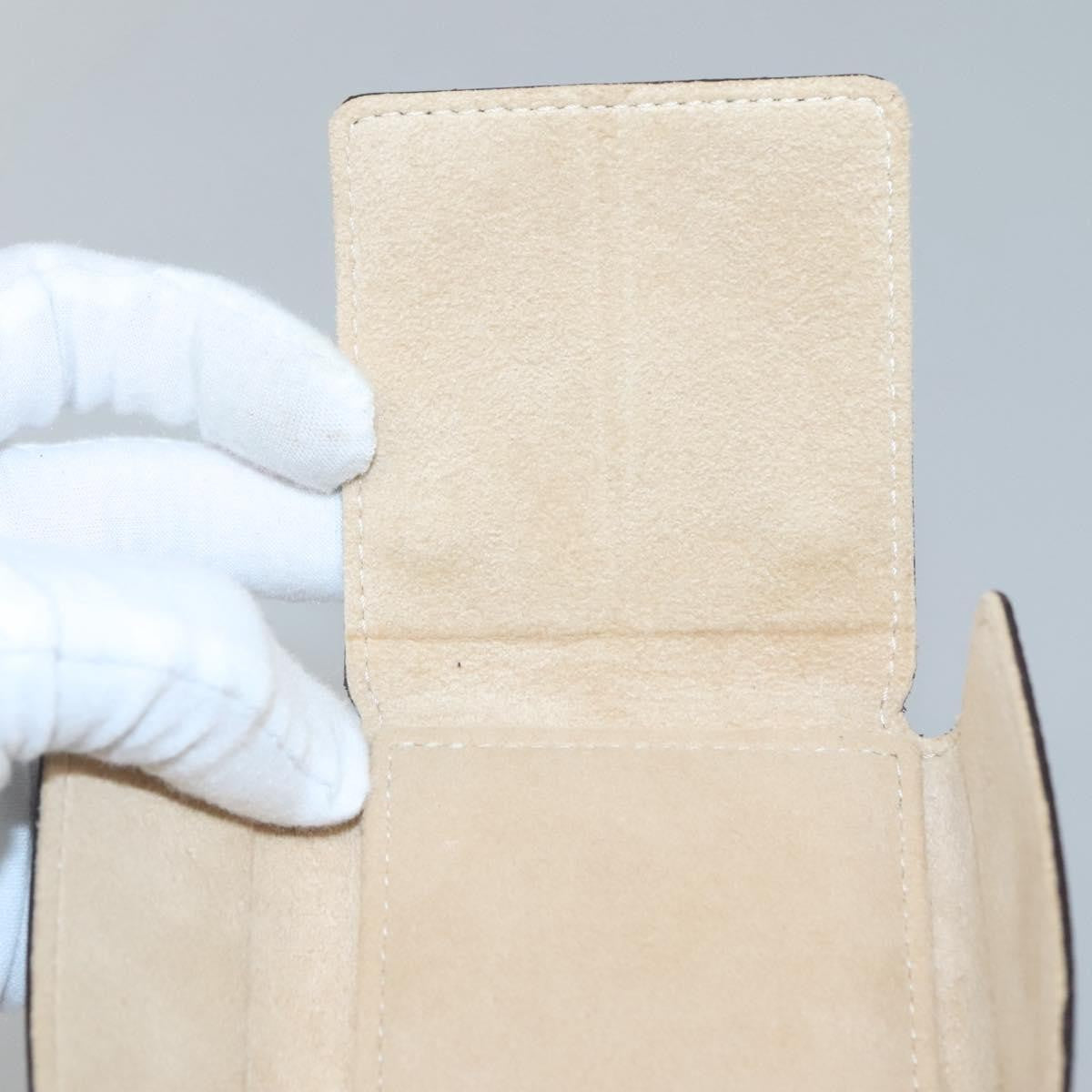 Louis Vuitton CASE JEWELRY BOX Canvas, BROWN, CANVAS, Wallets