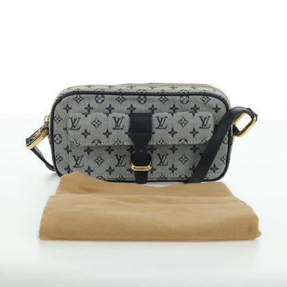 Louis Vuitton Juliette Crossbody Bag Mini Lin, BLUE, CANVAS, Shoulder bag
