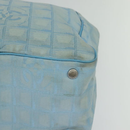 Chanel Travel Line Tote Nylon, BLUE, NYLON, Travel bag