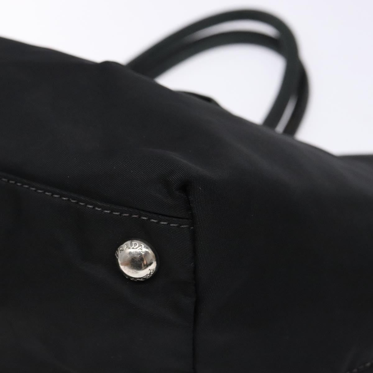 Prada Bow Tote Tessuto, SILVER, NYLON, Handbag