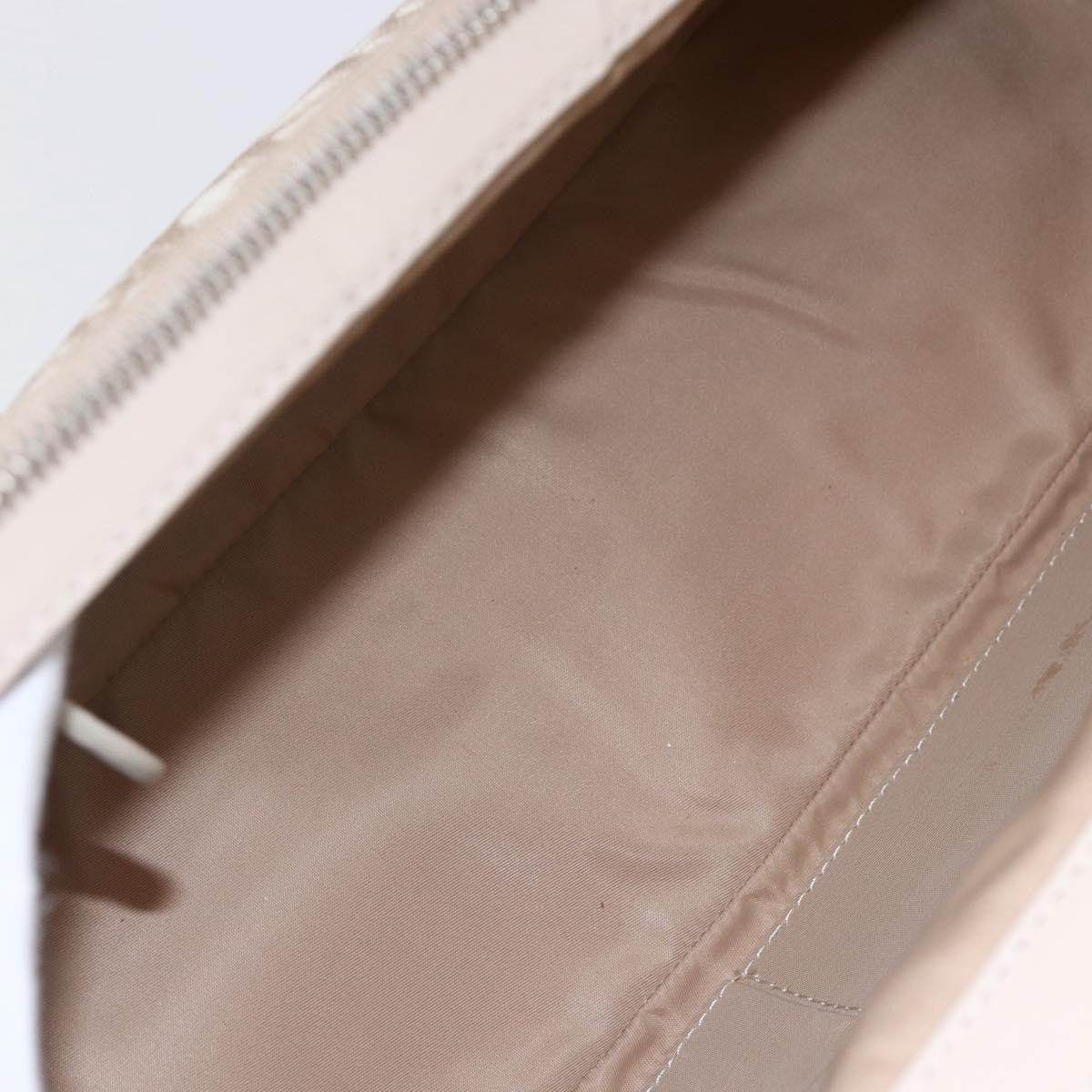 Christian Dior Vintage Trotter Romantique Zip Satchel Diorissimo Coated Canvas, BEIGE, CANVAS, Tote bag