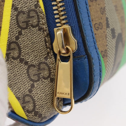 Gucci GG Supreme Belt Bag GG Coated Canvas and Leather, Multicolour, PVC, Crossbody Bag