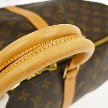 Louis Vuitton Keepall Bag Monogram Canvas, BROWN, CANVAS, Travel bag