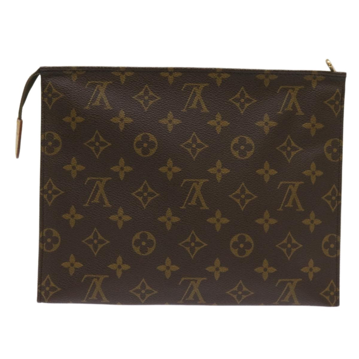 Louis Vuitton Poche Toilette NM Monogram Canvas, BROWN, CANVAS, Toiletry Case
