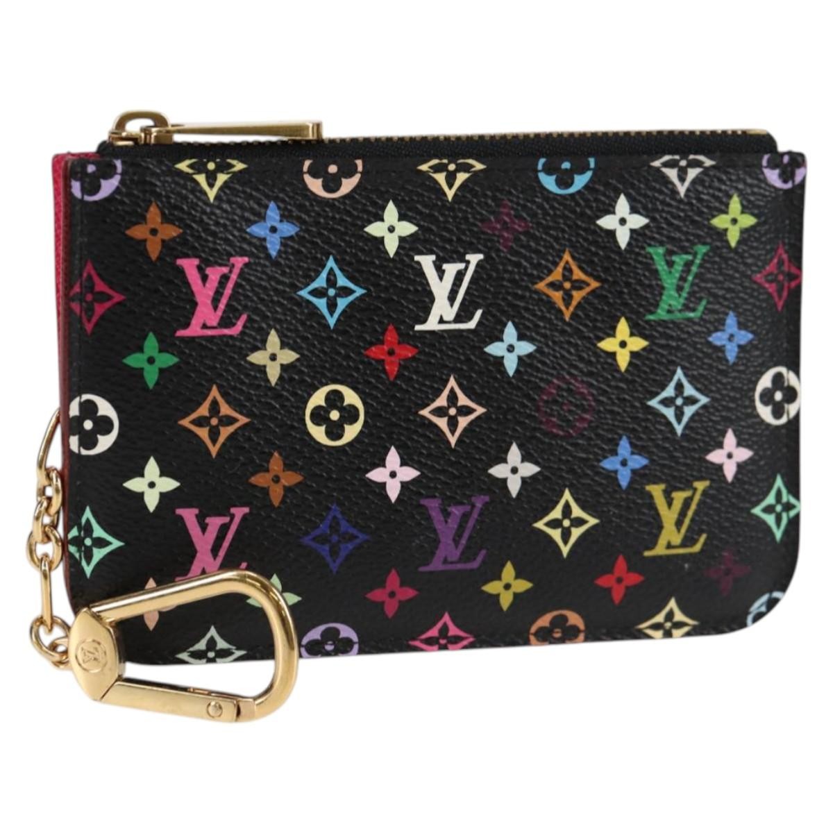 Louis Vuitton Pochette clés NM Monogram Multicolor Canvas, MULTICOLOUR, CANVAS, Wallets